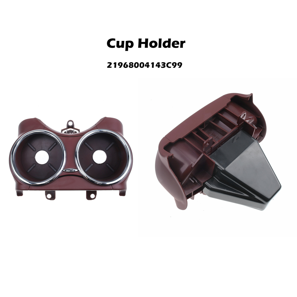 Cup Holder #21968004143C99 Compatible with Mercedes Benz CLS500 CLS55 AMG CLS550 CLS63 AMG Red