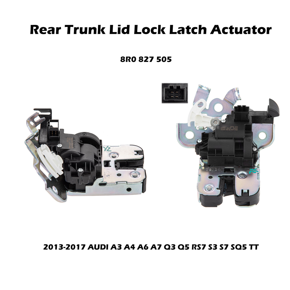 Rear Trunk Lid Lock Latch Actuator For AUDI A3 A4 A6 A7 Q3 Q5 RS7 S3 S7 SQ5 TT 8R0827505