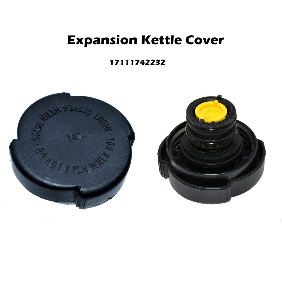 Para BMW E36 E39 Febi tapa del tanque de expansión del refrigerante del radiador 1,4 Bar 17111742232