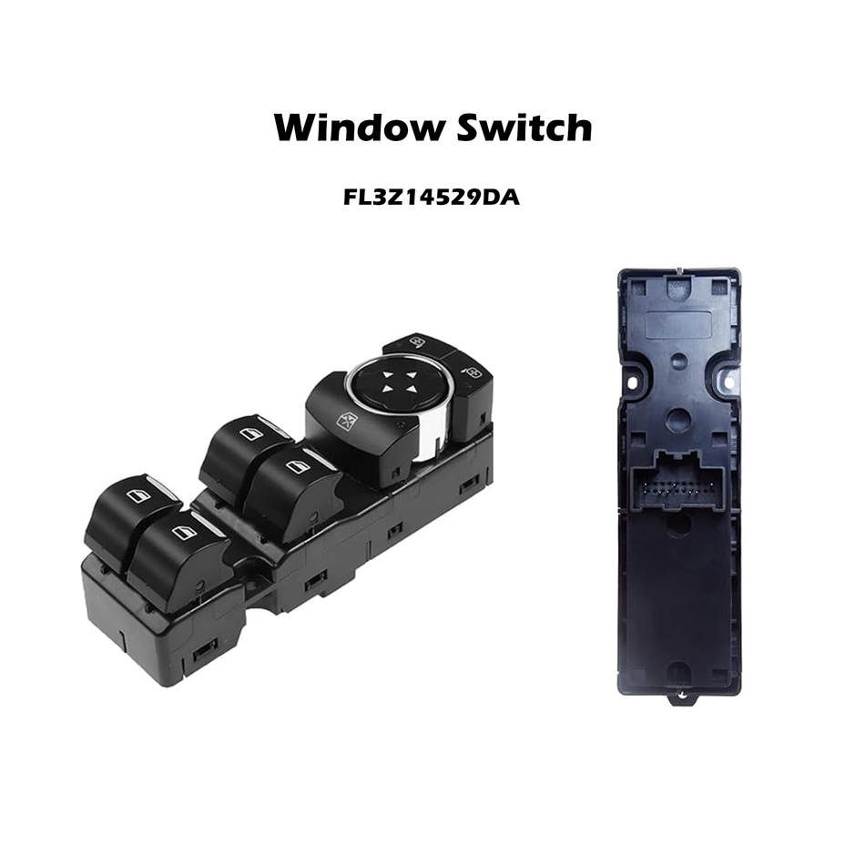 Front Left Power Window Switch for Ford F150 Expedition w/o Power Folding Mirror FL3Z14529DA