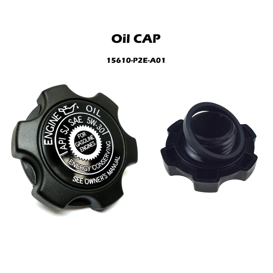 Acura / Honda  Filler Cap Replacement Black Part 15610-P2E-A01