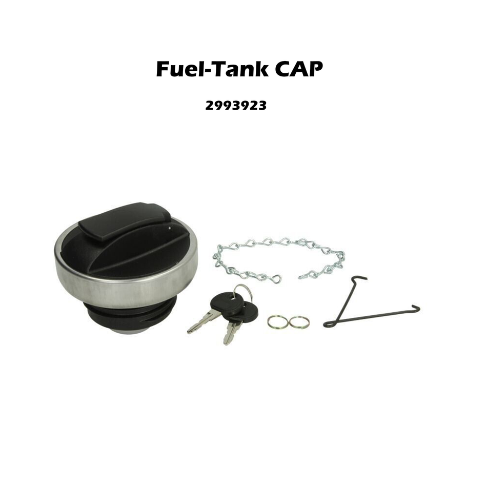 Tapa del tanque de combustible con llave de cerradura para tapa de gasolina de camión Scania 2993923 1402004 1481301