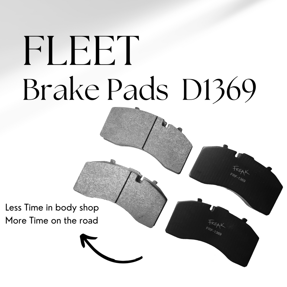 Front Rear Semi-Metallic Brake Pads Kit For Freightliner D1369