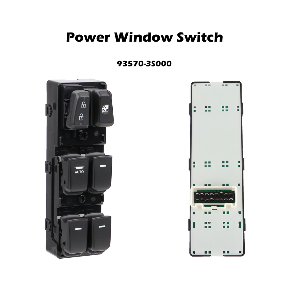 Front Left Driver Power Window Switch For Hyundai Sonata 2011-2015 93570-3S000