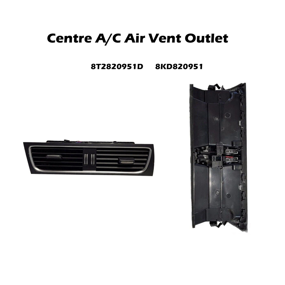 Air Conditioning Air Vents #8T2 820 951 D WVF-PT Compatible with Audi A4 B8 2009-17 A5 2013-17
