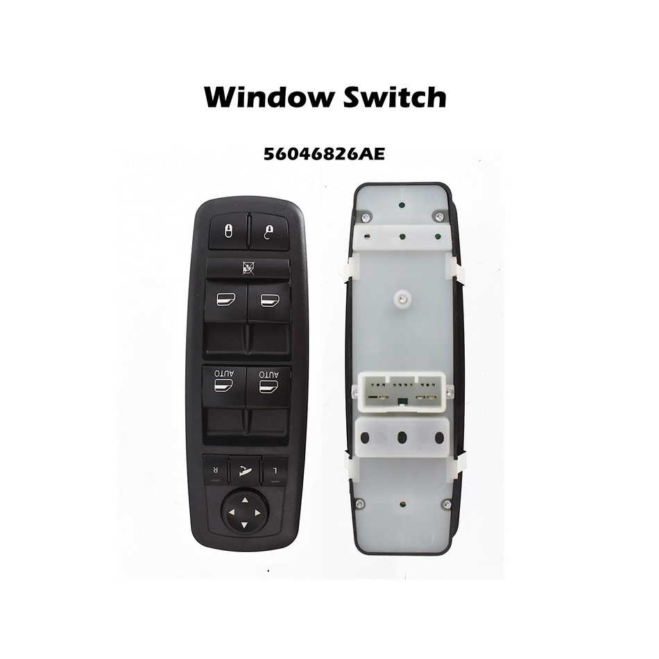 Para 2016-18 Ram 1500 2500 3500 interruptor principal de ventanilla eléctrica del lado del conductor 56046826AE