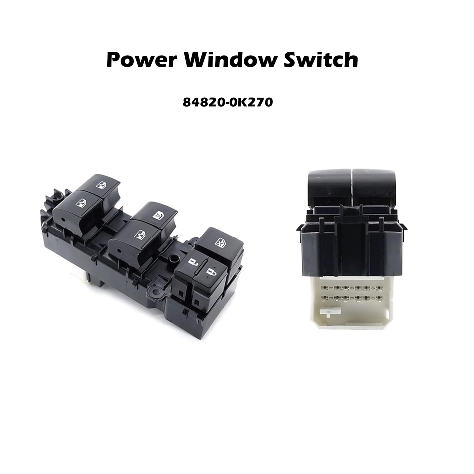 for 2015-2019 Toyota Hilux VIII Pickup Driver Side Power Window Control Switch 84820-0K270