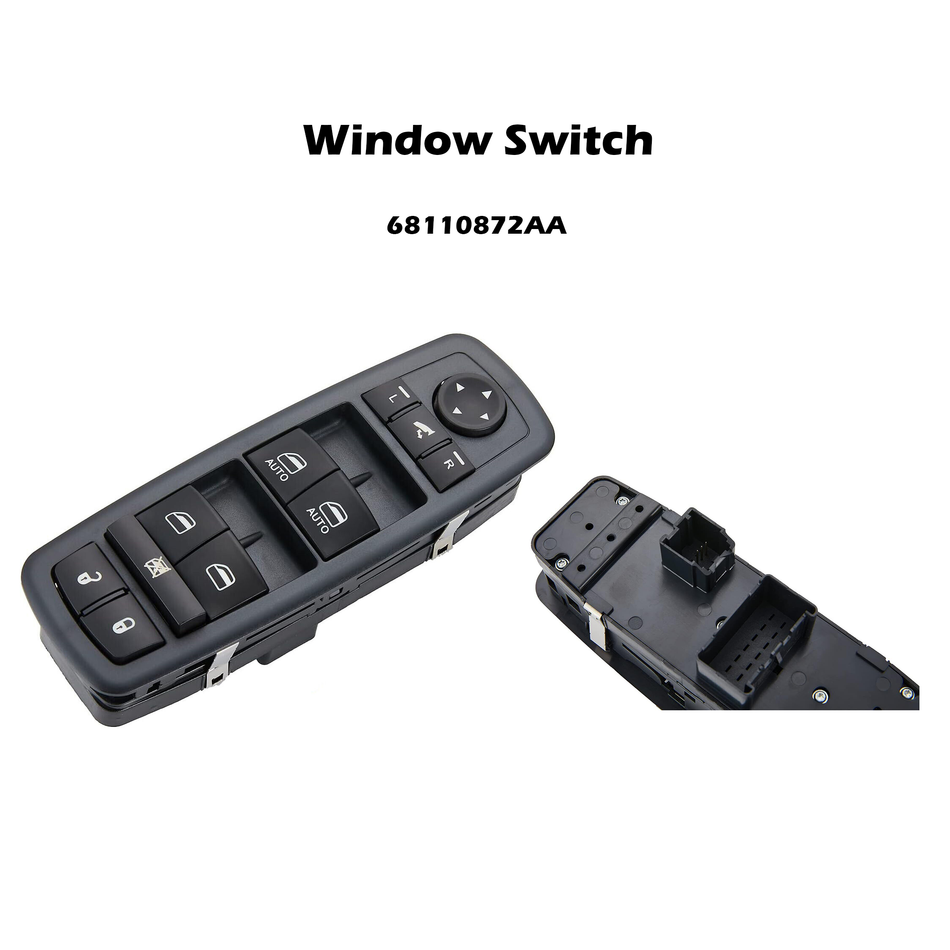 Master Power Window Switch For Chrysler Town Country Grand 2012-2016 68110872AA