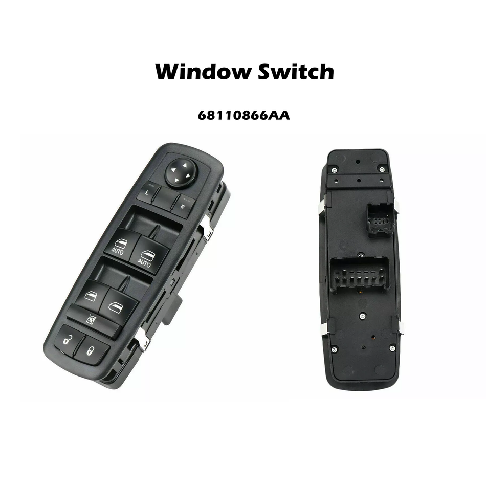 Controlador de interruptor de ventanilla eléctrica principal para Dodge Ram 1500 2013 2014 2015 68110866AA