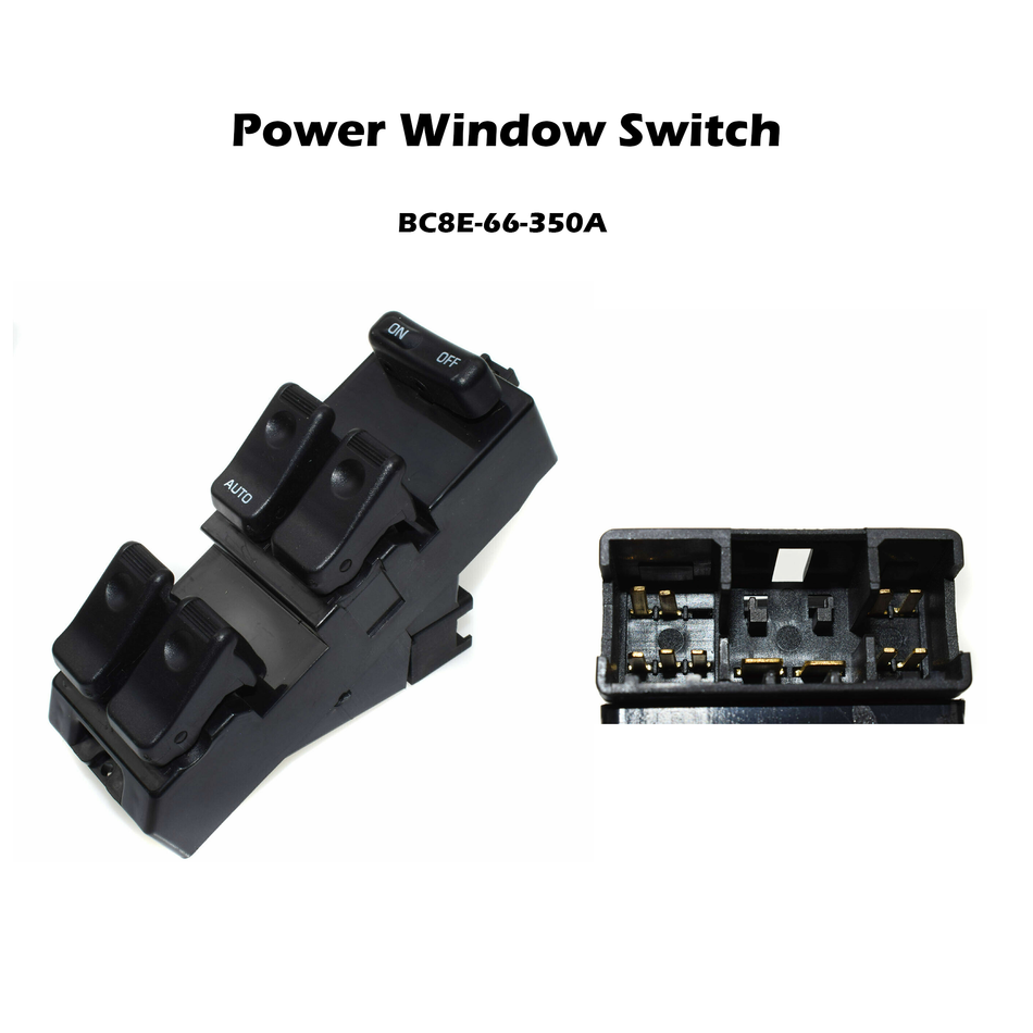 Power Window Switch for Mazda MPV Protege 96-98 1.5L 1.8L 3.0L Front Driver side BC8E-66-350A