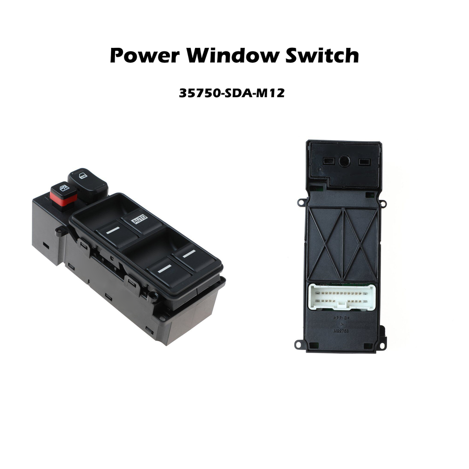 Interruptor de control de ventana eléctrica principal 35750-SDA-M12 se adapta a Honda Accord 2003-2007 