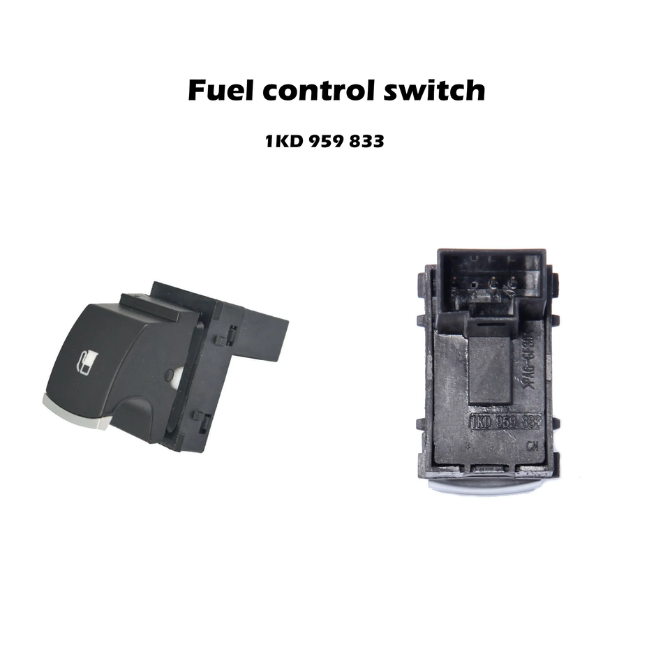 Fuel Tank Lock Switch #1KD 959 833 Compatible with VW GOLF JETTA MK5 RABBIT