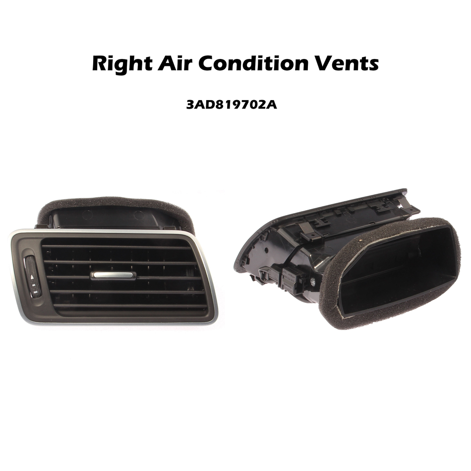 Ventilaciones de aire acondicionado #3AD 819 702 A Compatible con Volkswagen CC PASSAT