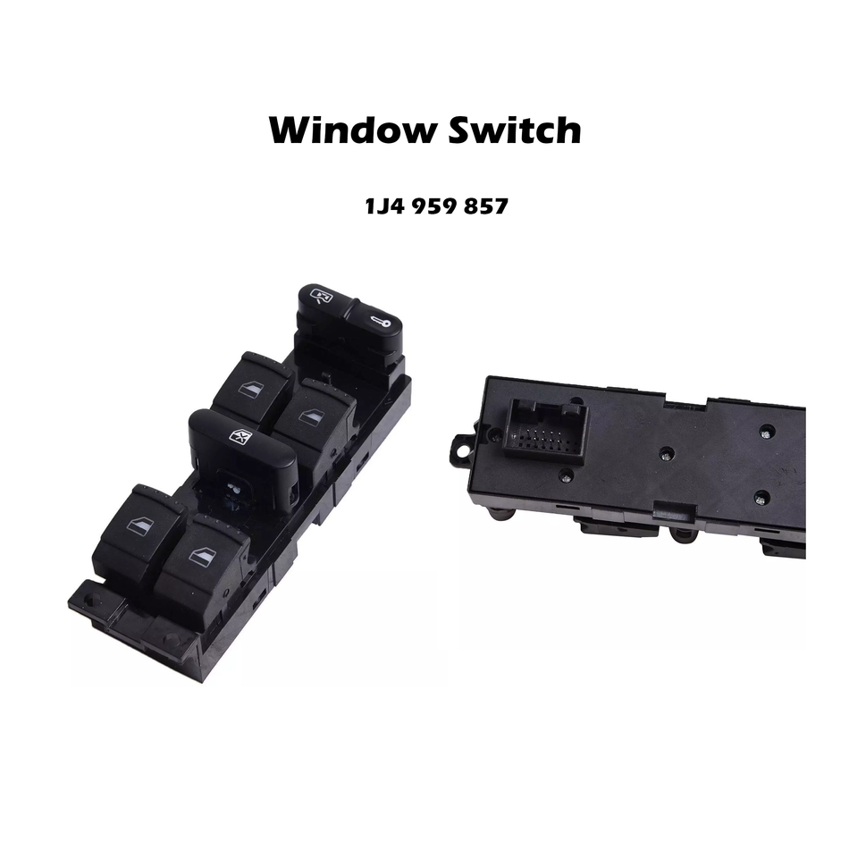 Driver Side Power Window Switch #1J4 959 857 Compatible with Volkswagen Jetta Bora MK4