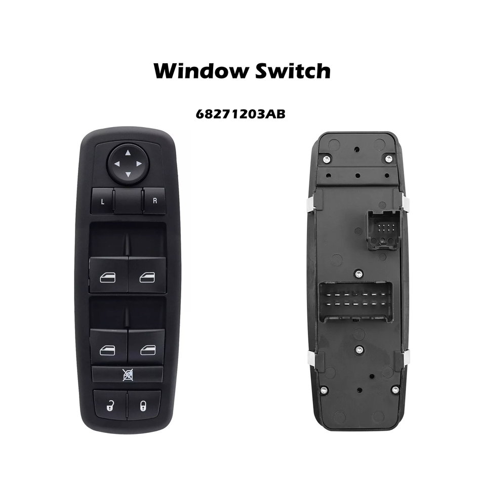 Driver Master Power Window Switch 68271203AB For 2014-2016 Jeep Cherokee 2.4 3.2