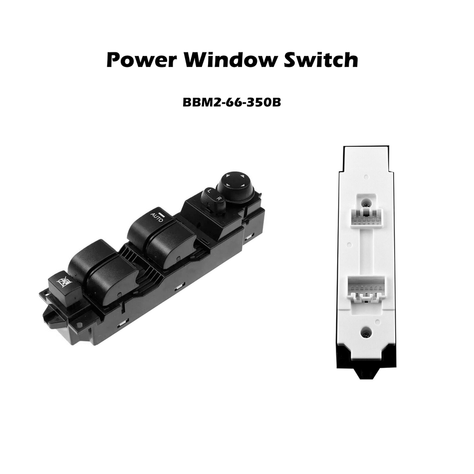 MASTER POWER WINDOW SWITCH FRONT LEFT DRIVER SIDE BBM2-66-350B FOR 10-13 MAZDA 3