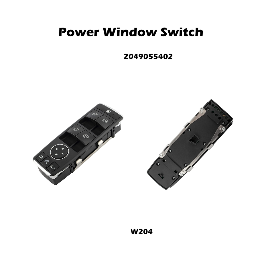 Interruptor de ventana eléctrica del lado del conductor #2049055402 compatible con Mercedes Benz W204 W212 C Clase E