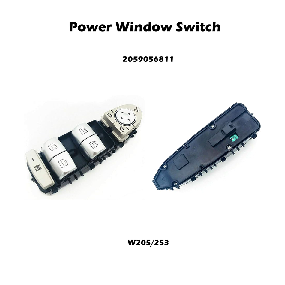 Driver Side Power Window Switch #2059056811 For Mercedes-Benz C300 C63 C350e W205