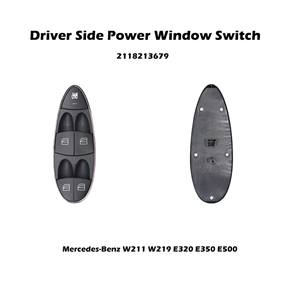 Driver Side Power Window Switch #2118213679 For Mercedes-Benz CLS-CLASS E-CLASS A2118213679 2003-11