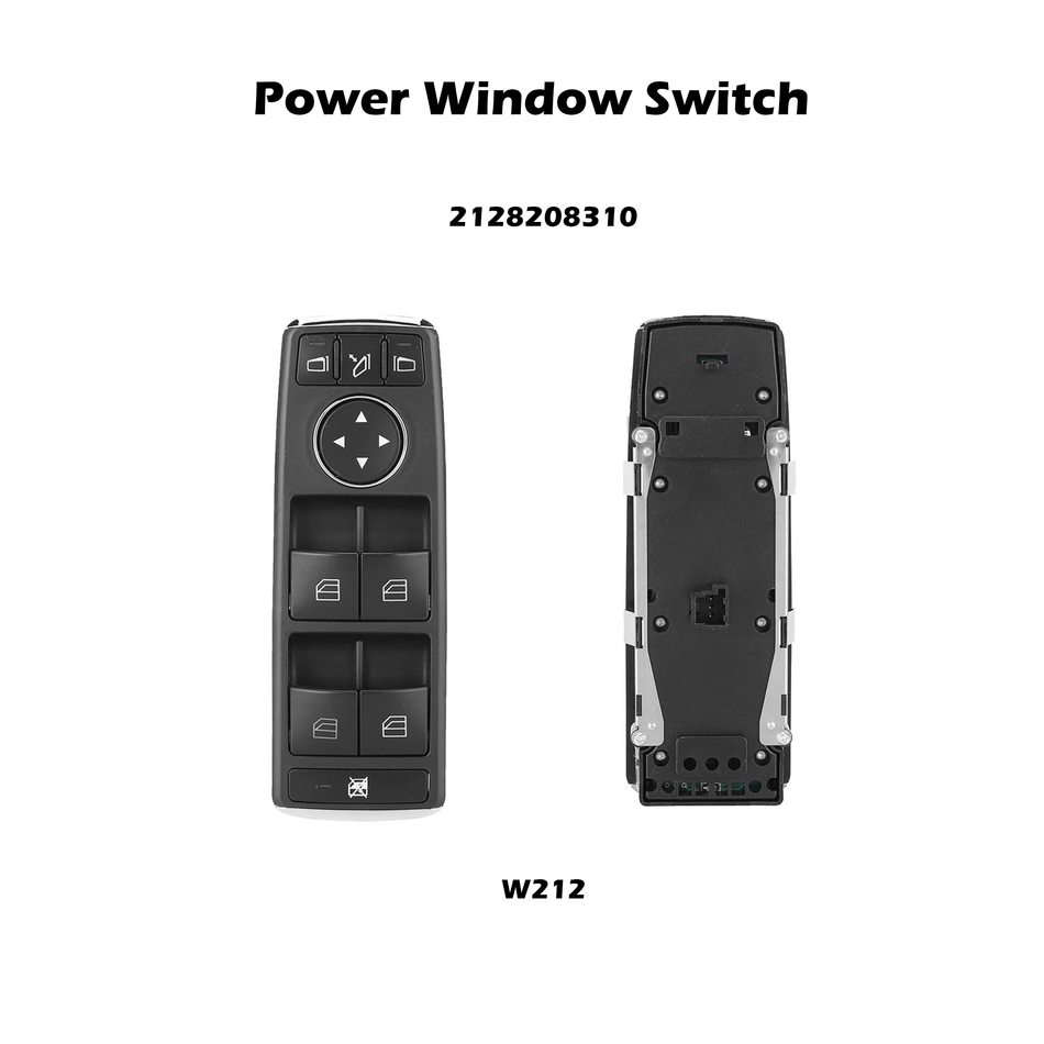 Driver Side Power Window Switch #2128208310 For Mercedes-Benz W204 W212 E350 E400 E550 C300