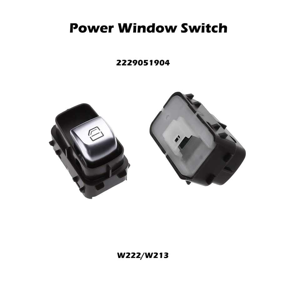 Power Window Switch #2229051904 Compatible with Mercedes-Benz W213 W222 E300 S500 S600 S400