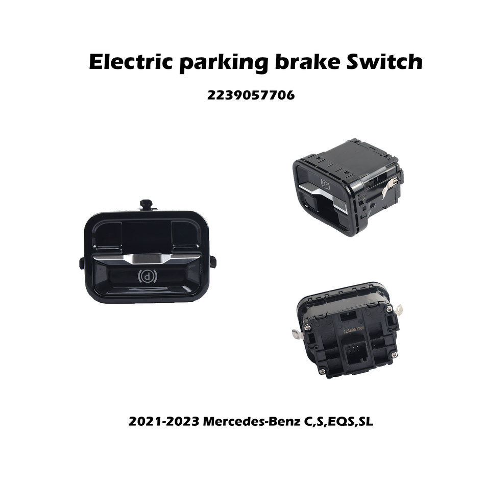 Interruptor de freno de estacionamiento eléctrico #2239057706 Compatible con Mercedes Benz EQS Clase S S500 S580 SL55 AMG