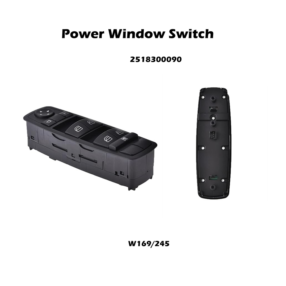 Interruptor de ventana eléctrica del lado del conductor #2518300090 compatible con Mercedes Benz ML350 GL320 GL350 ML320 R Class