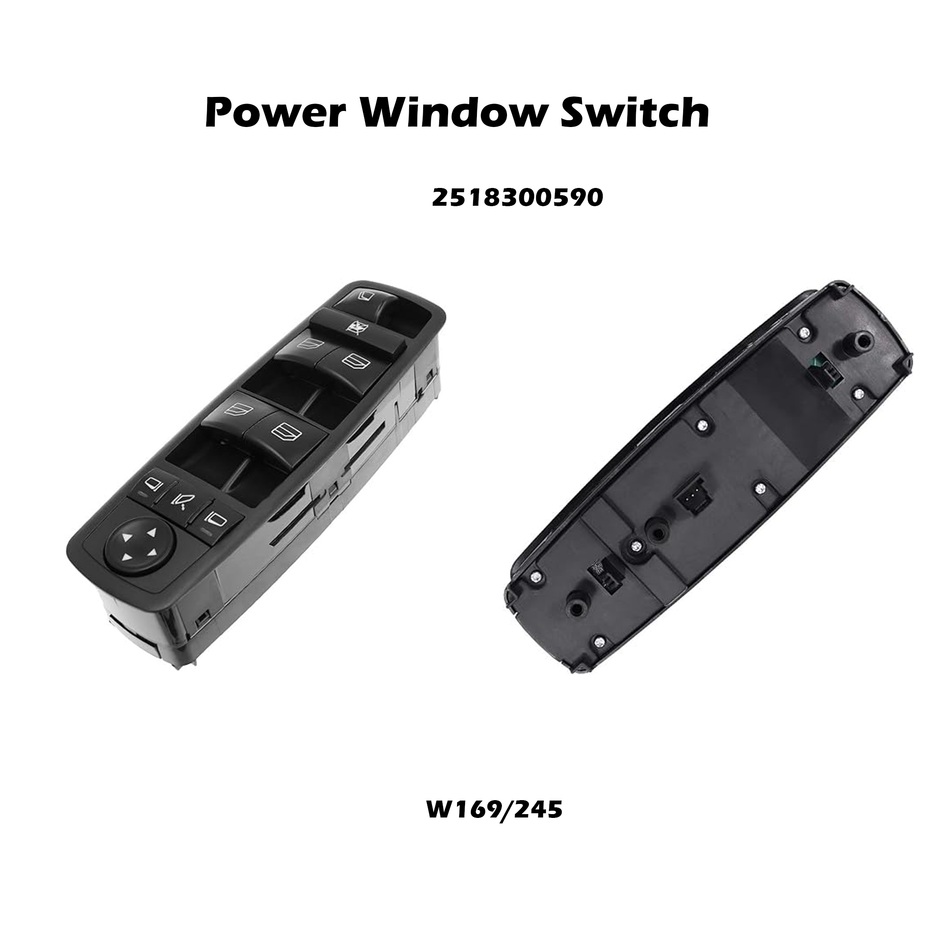 Interruptor de ventana eléctrica del lado del conductor #2518300590 compatible con Mercedes Benz ML350 GL320 GL350 ML320 R Class