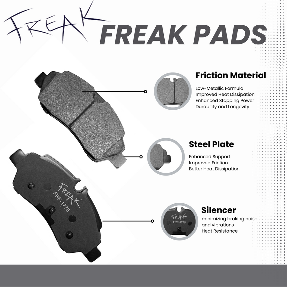 Rear Brake Pads D1775