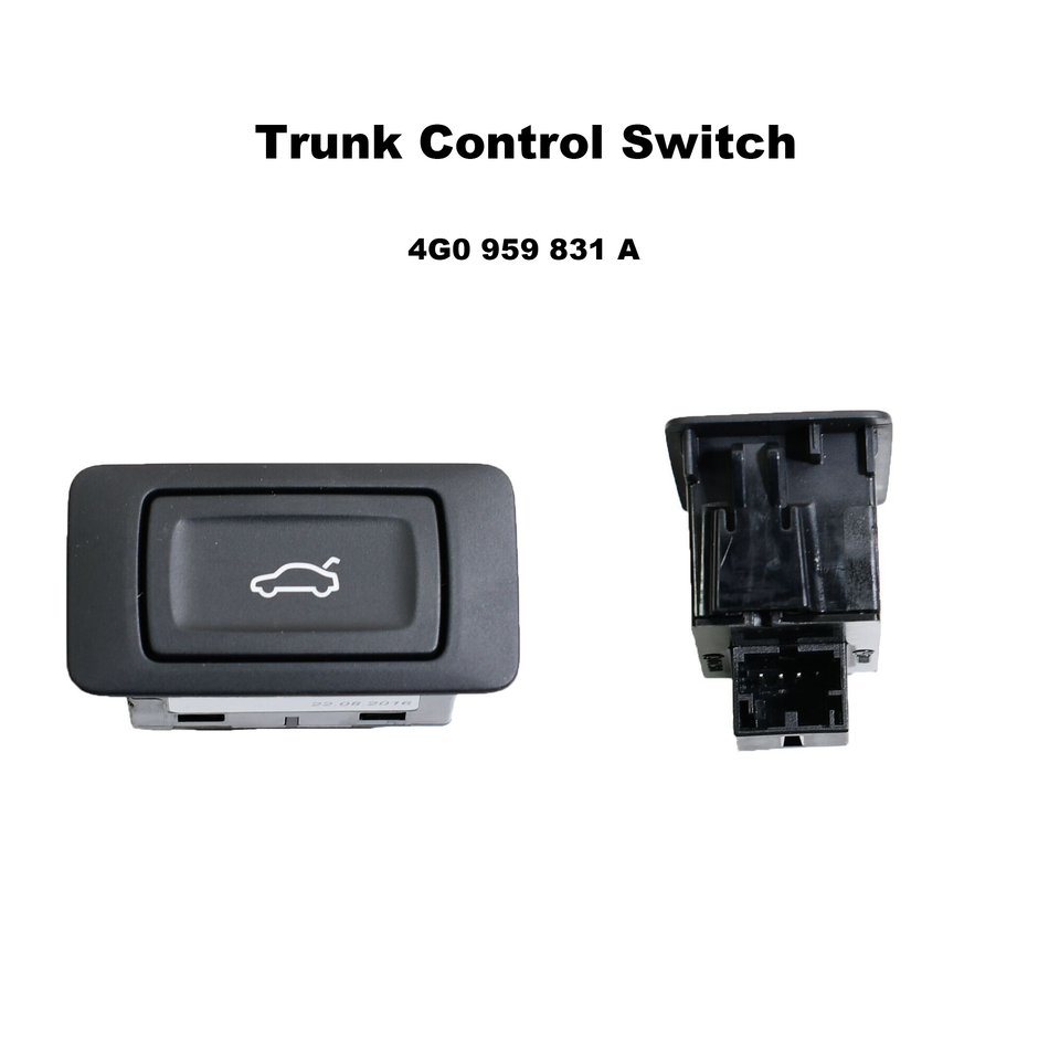 Trunk Control Switch #4G0 959 831 A Compatible with Audi A8 S6 2013-2018