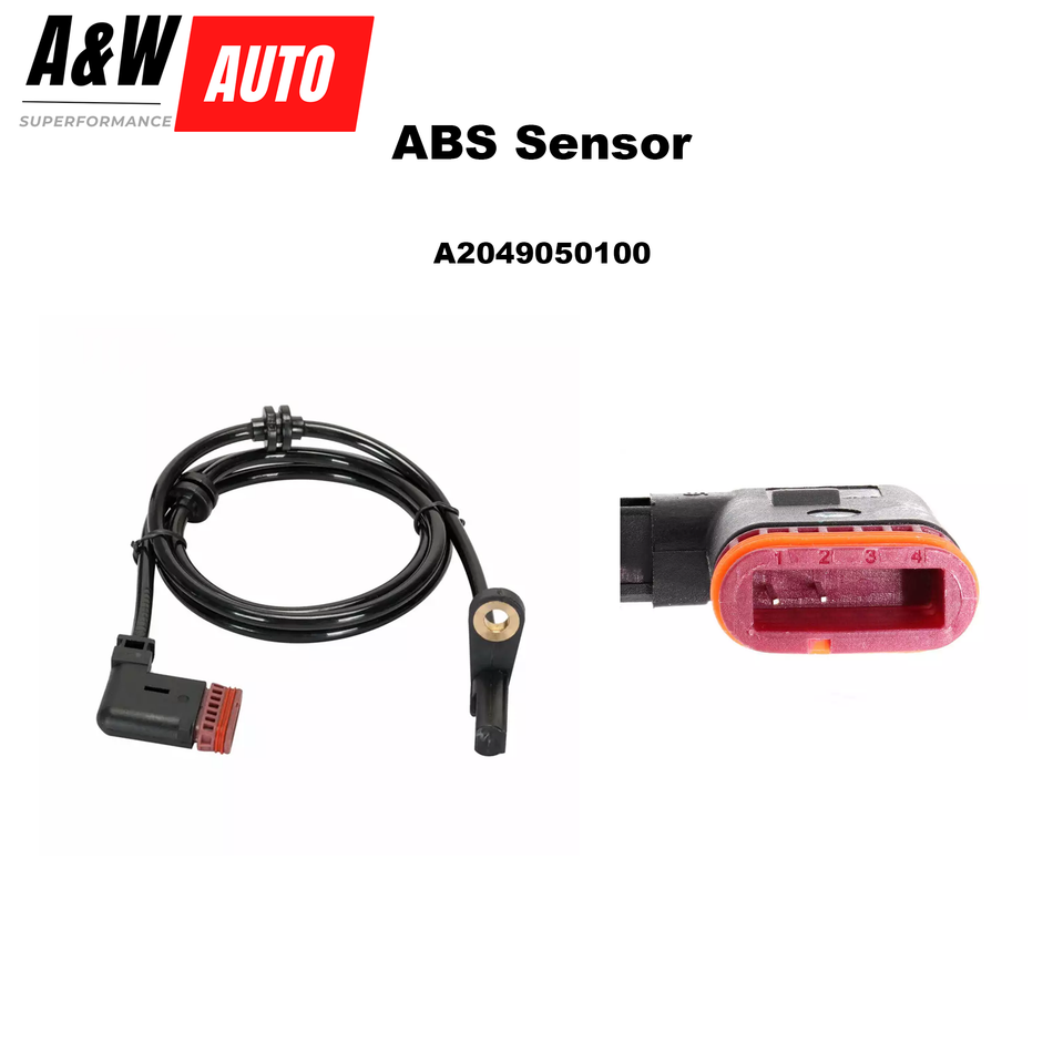 A2049050100 Rear LH/RH ABS Sensor for Mercedes Benz W204 C300 C250 C63