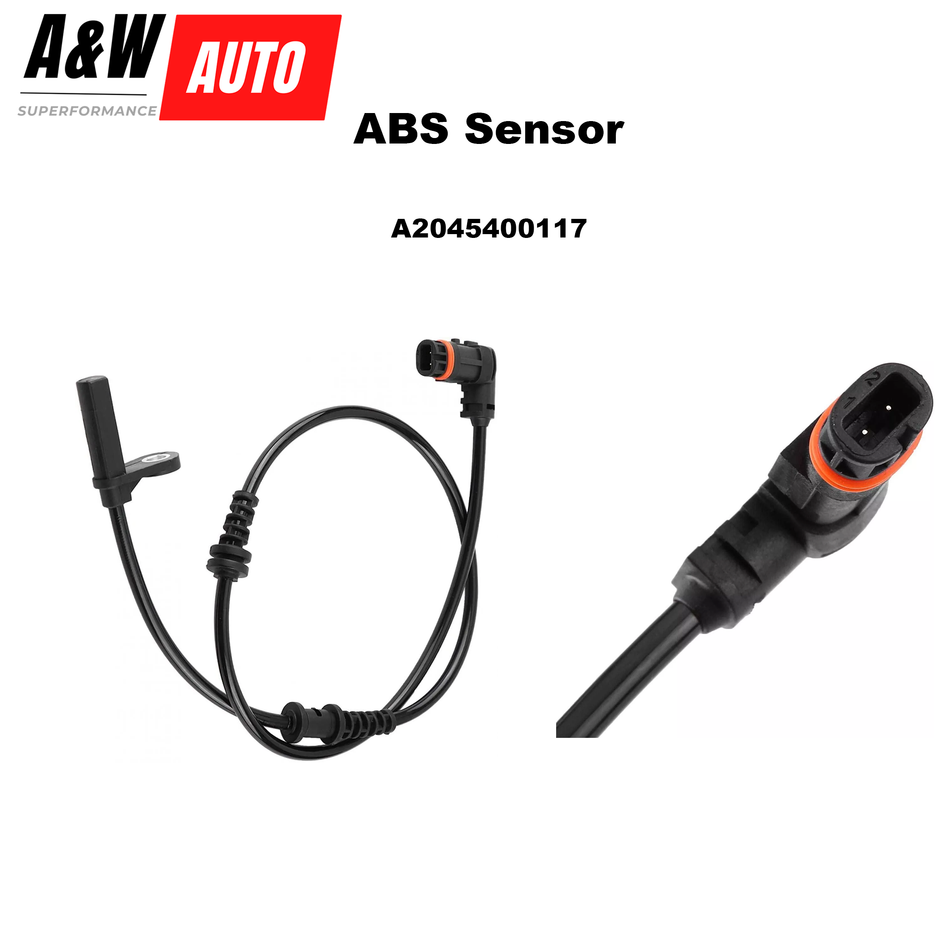 A2045400117 Front Left or Right ABS Wheel Speed Sensor for Benz W204 S204 C350