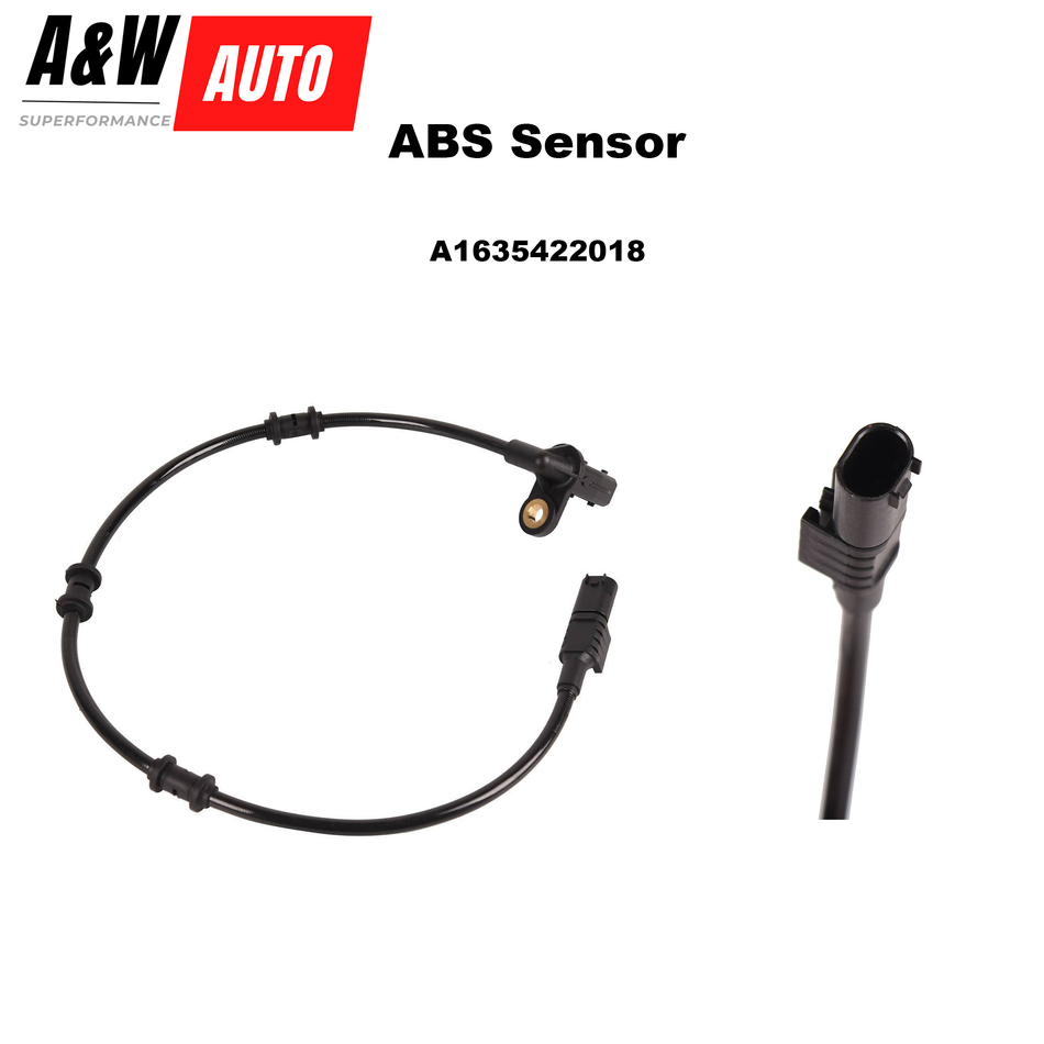 A1635422018 Mercedes 03-05 W163 ML500 ML350 Rear Left Driver ABS Wheel Speed Sensor