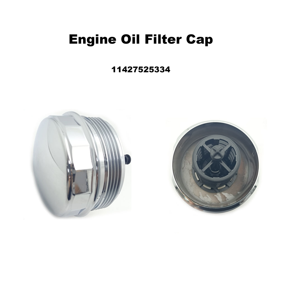 Aluminum Cover Cap for Oil Filter Housing  for BMW 11427525334