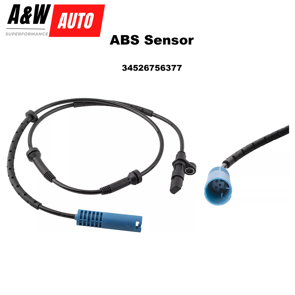 34526756377 ABS Speed Sensor For BMW 5-Series E39 Rear Left or Right Wheel