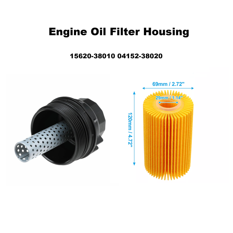 Oil Filter Housing Cap With Oil Filter 1562038010 156200S010