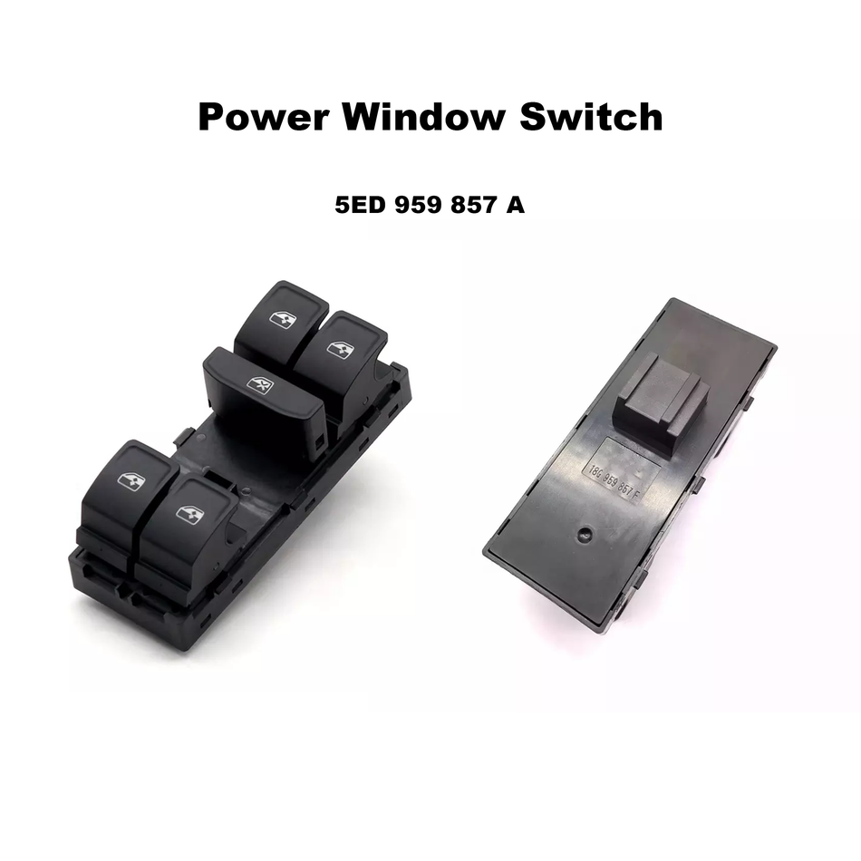 Driver Side Power Window Switch #18G 959 857 F Compatible with Volkswagen 13-15 Lavida