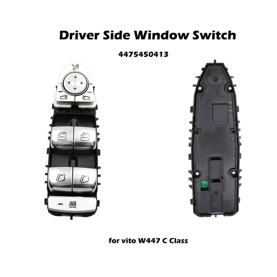 Driver Side Power Window Switch #4475450413 For Mercedes-Benz Vito W447 2015-2019