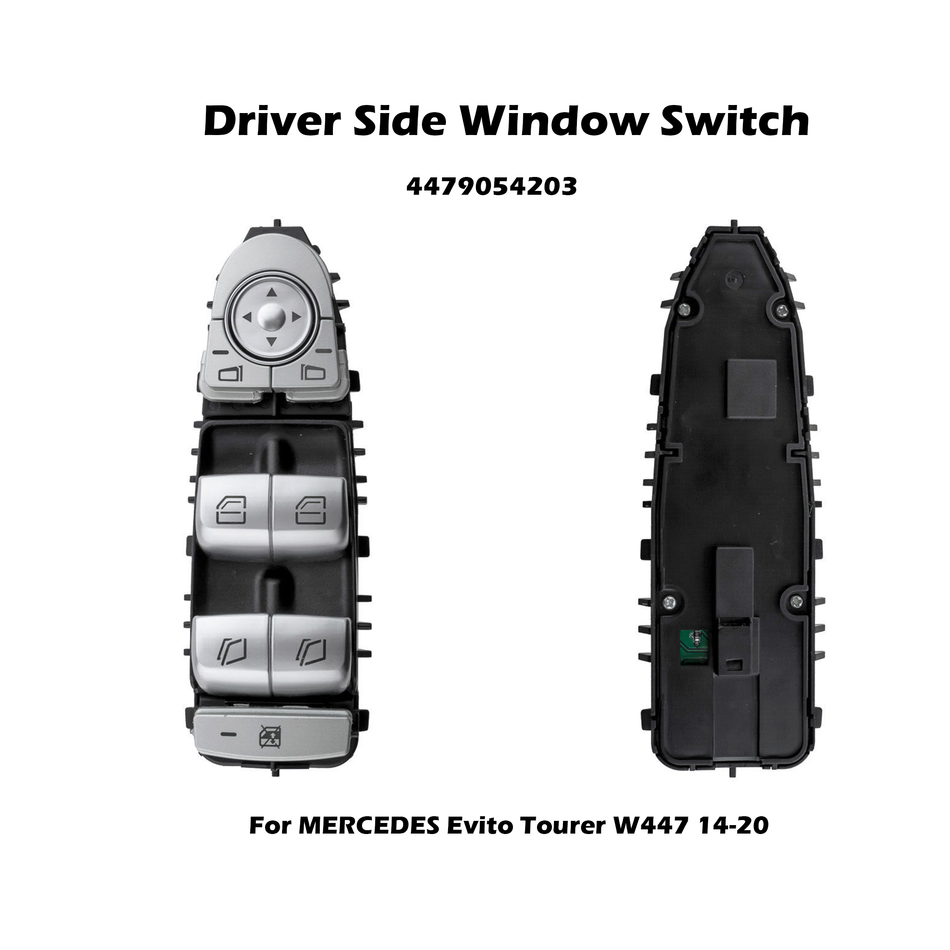 Driver Side Power Window Switch #4479054203 For Mercedes-Benz V-Class Marco Polo Vito 2014-2021