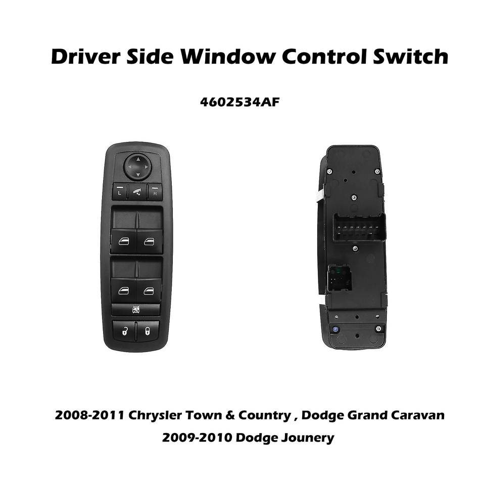 Controlador de interruptor de ventanilla eléctrica principal para Dodge Grand Caravan 2008-2009 4602534AF 