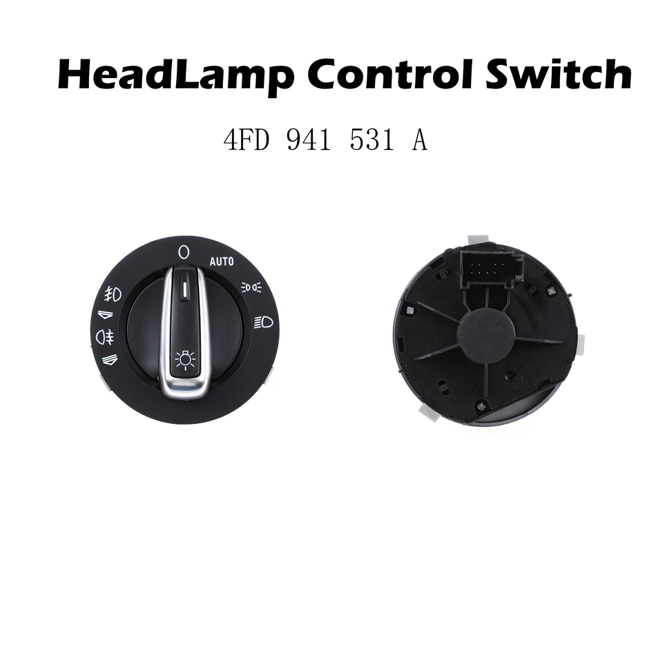 HeadLamp Control Switch #4FD 941 531 A  Compatible with Audi A6 S6 Allroad