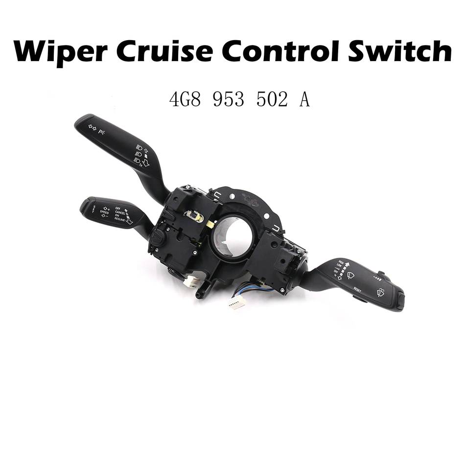 Interruptor de control de crucero del limpiaparabrisas #4G8 953 502 A Compatible con Audi A6 S6 A7 S7 RS7 2012-2018