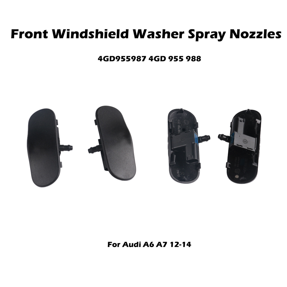 For Audi A4 A6 A8 Q3 Q5 TT Car Front Windshield Washer Spray Nozzle Jet Heated 4GD955987 4GD955988