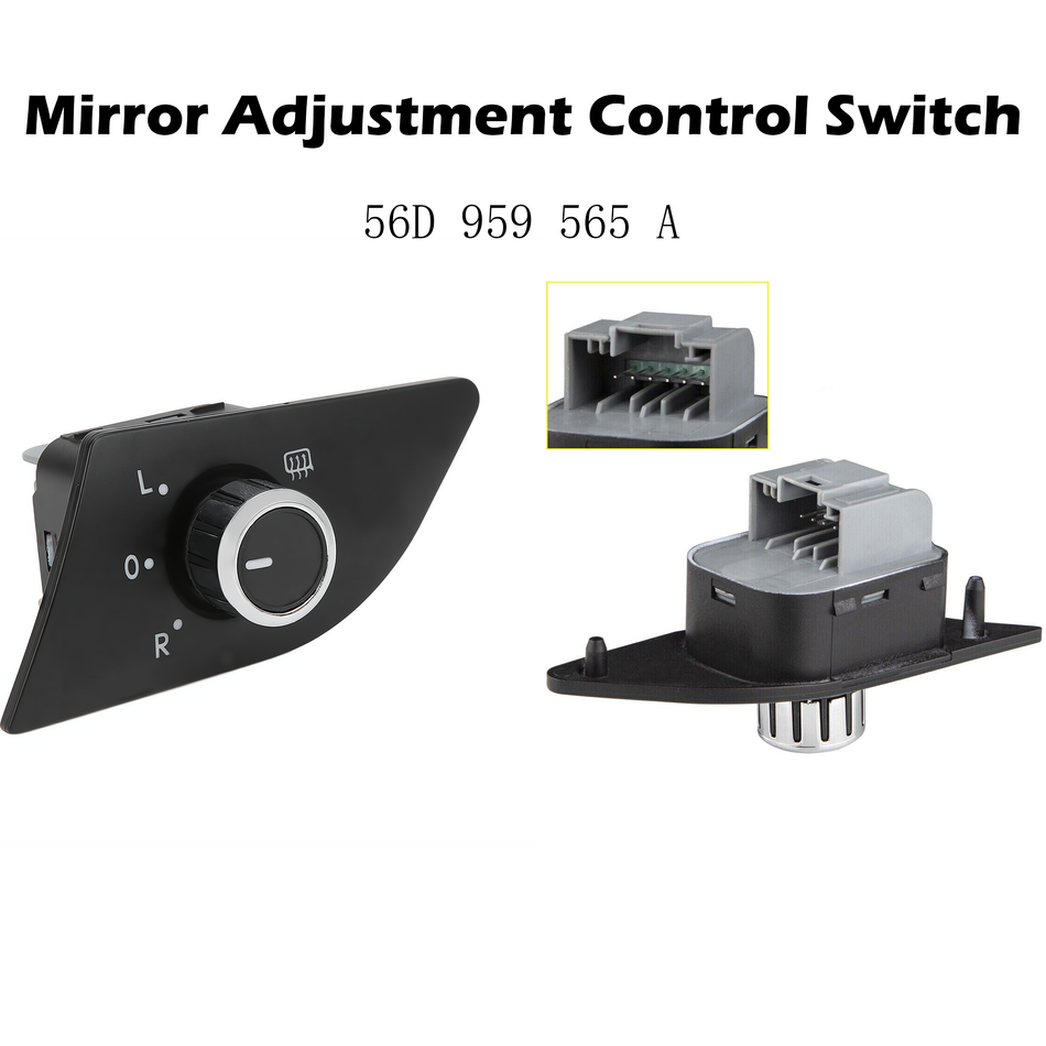 Mirror Adjustment Control Switch #56D 959 565 A Compatible with VW Passat 2012-2015