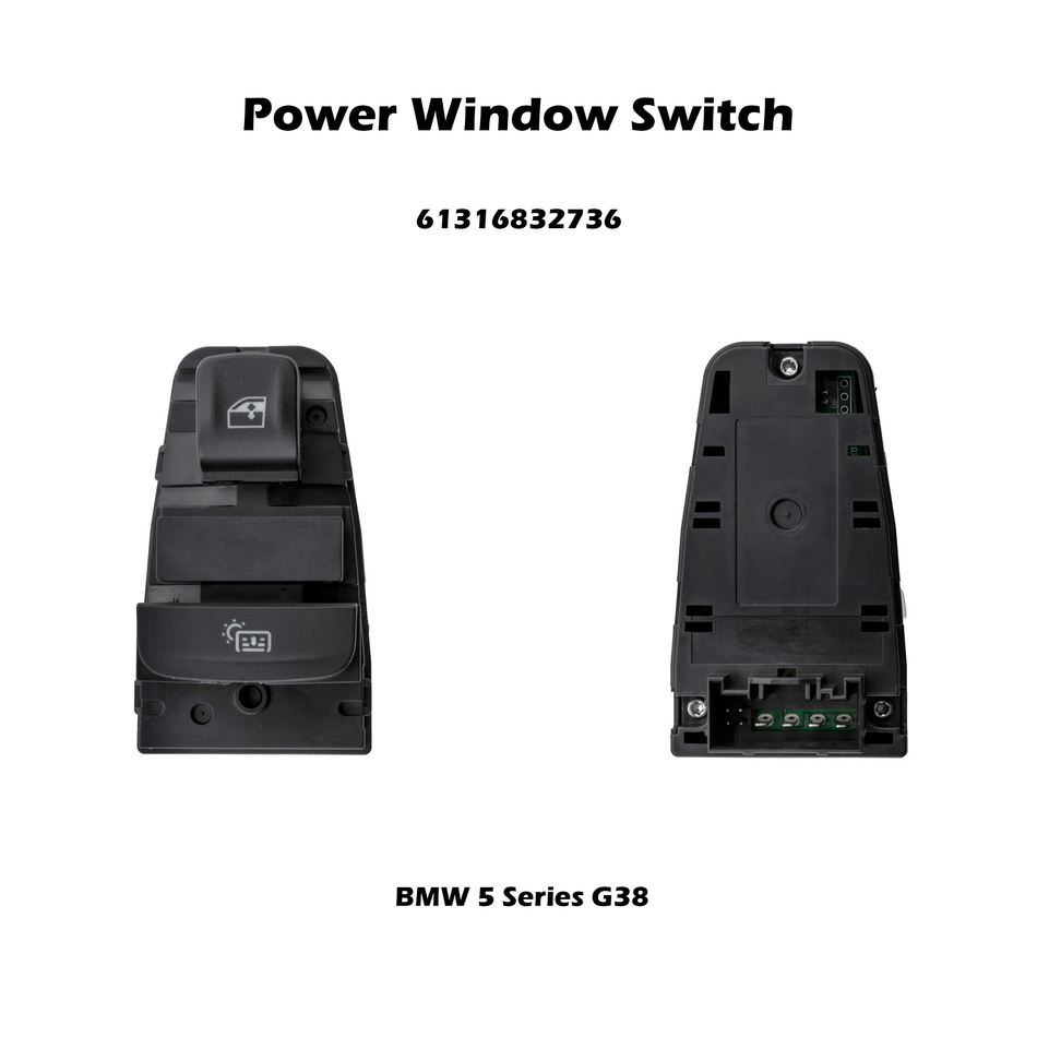 Interruptor de elevalunas eléctrico de puerta trasera #61316832736 Compatible con BMW Serie 6 G32 2017-2018