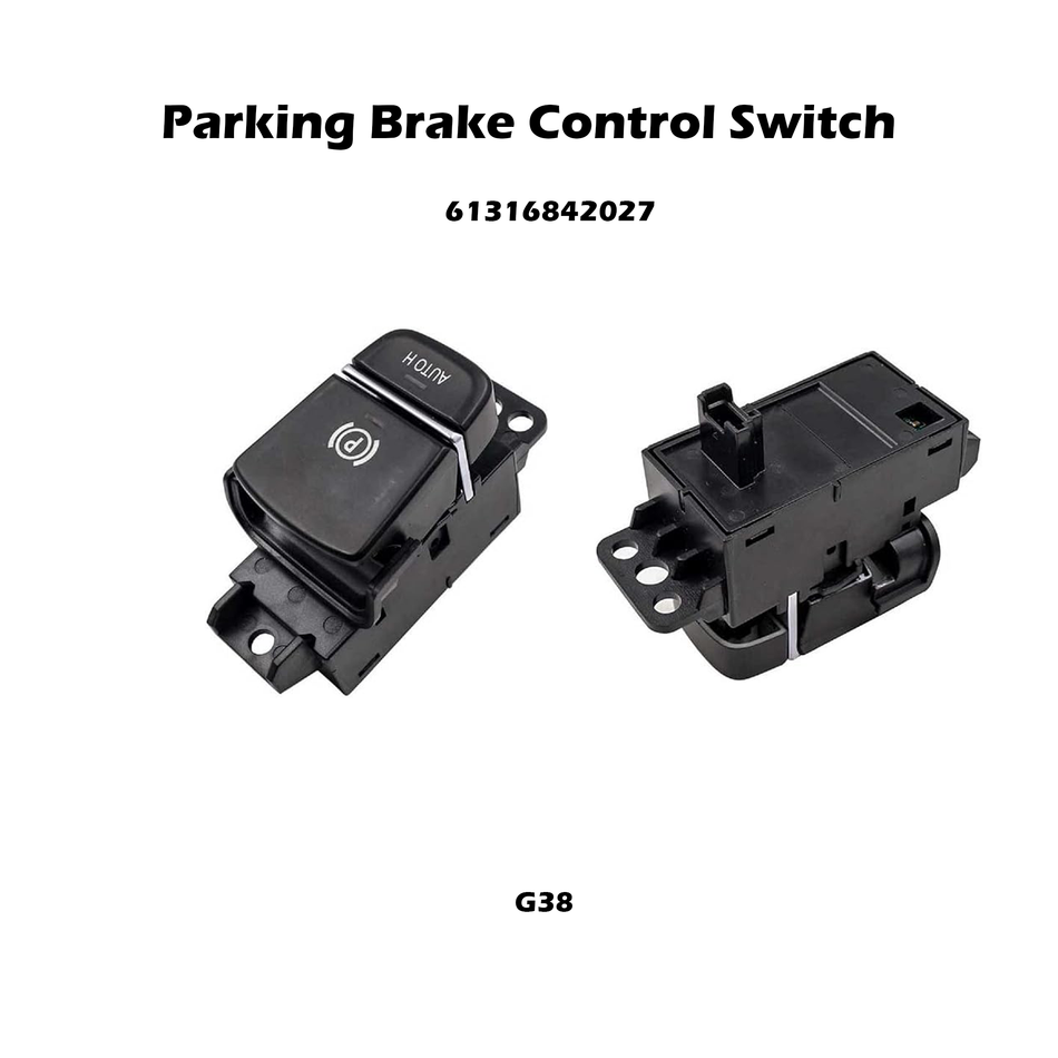 Interruptor de freno de estacionamiento eléctrico #61316842027 compatible con BMW 5' 6' X3 X4 G30 G31 G32 G83