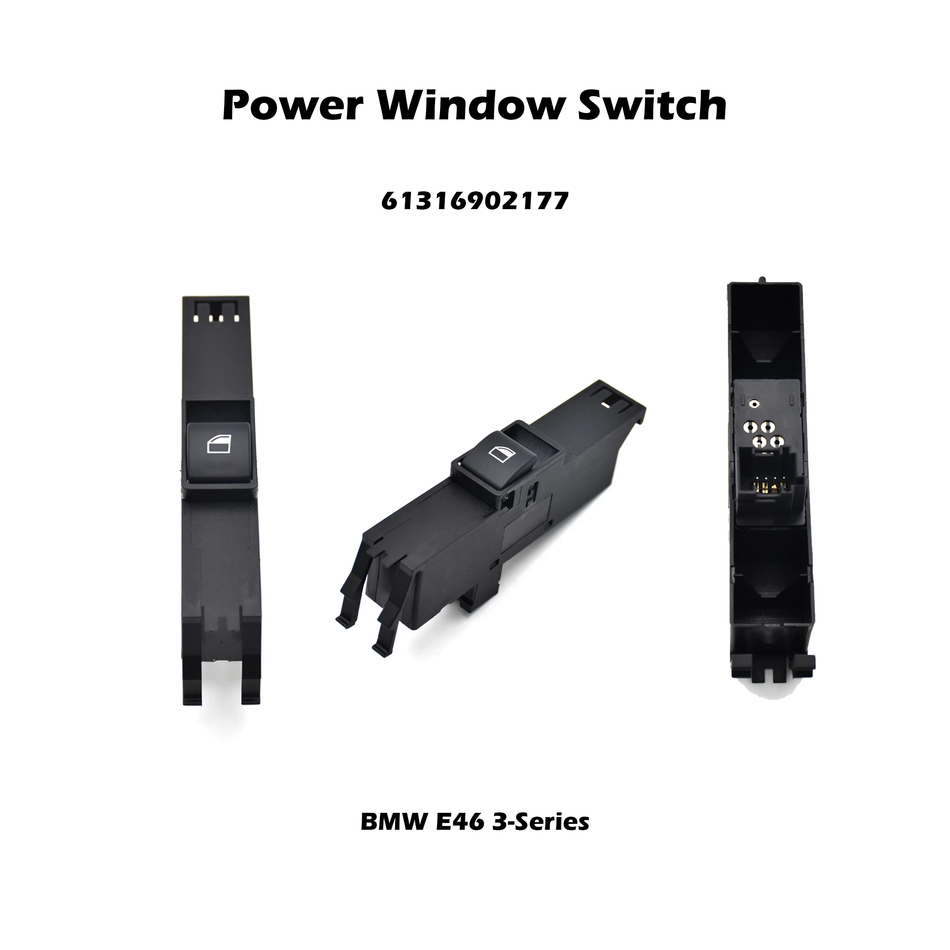 Driver Side Power Window Switch #61316902177 Compatible with BMW E46 325i 330i 325ci 2004-2005