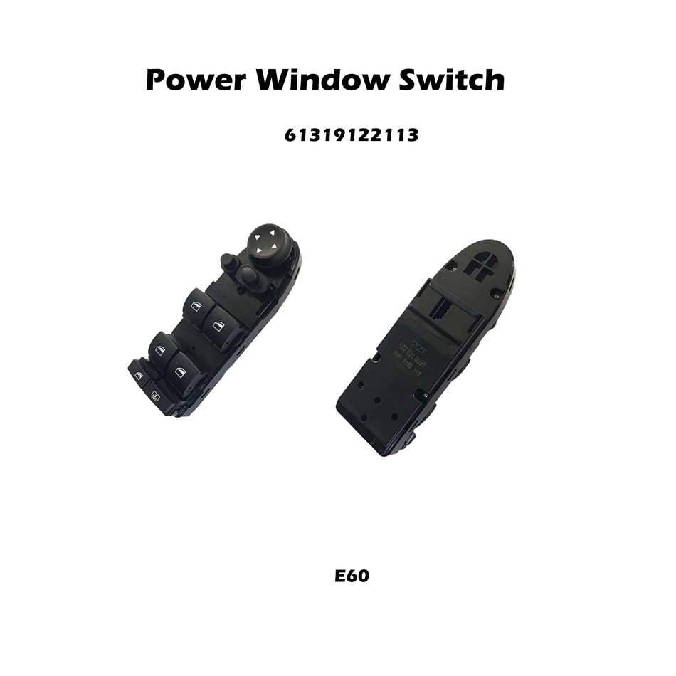 Interruptor de ventana eléctrica del lado del conductor #61319122113 compatible con BMW E60 523Li 525Li 530Li 550i