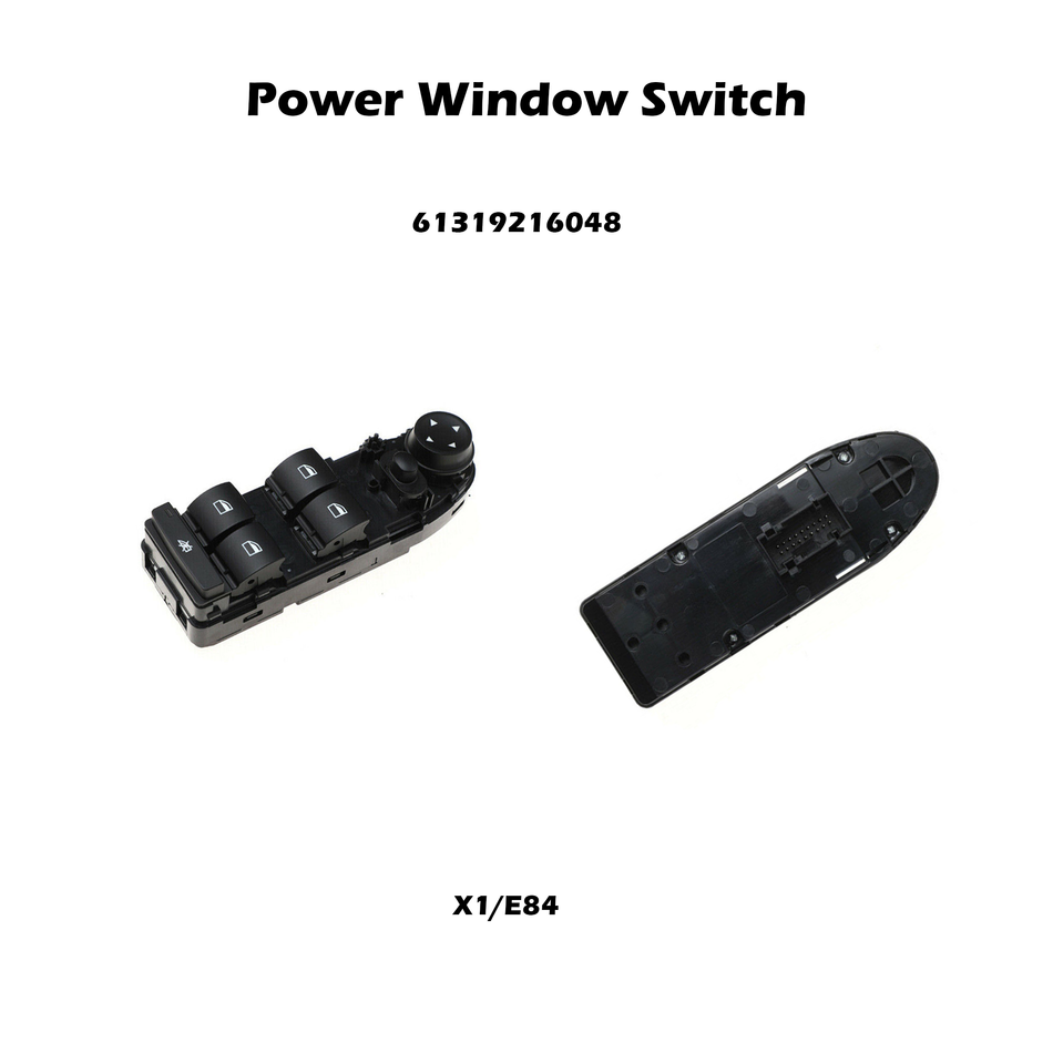 Interruptor de ventana eléctrica del lado del conductor #61319216048 compatible con BMW E84 X1 09-15