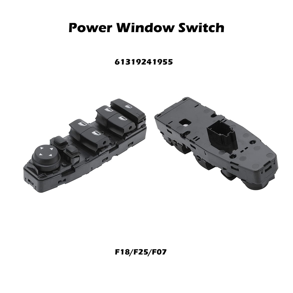 Interruptor de ventana maestro eléctrico #61319241955 compatible con BMW F10 528i 535i 550i F25 X3 M6 640i 650i